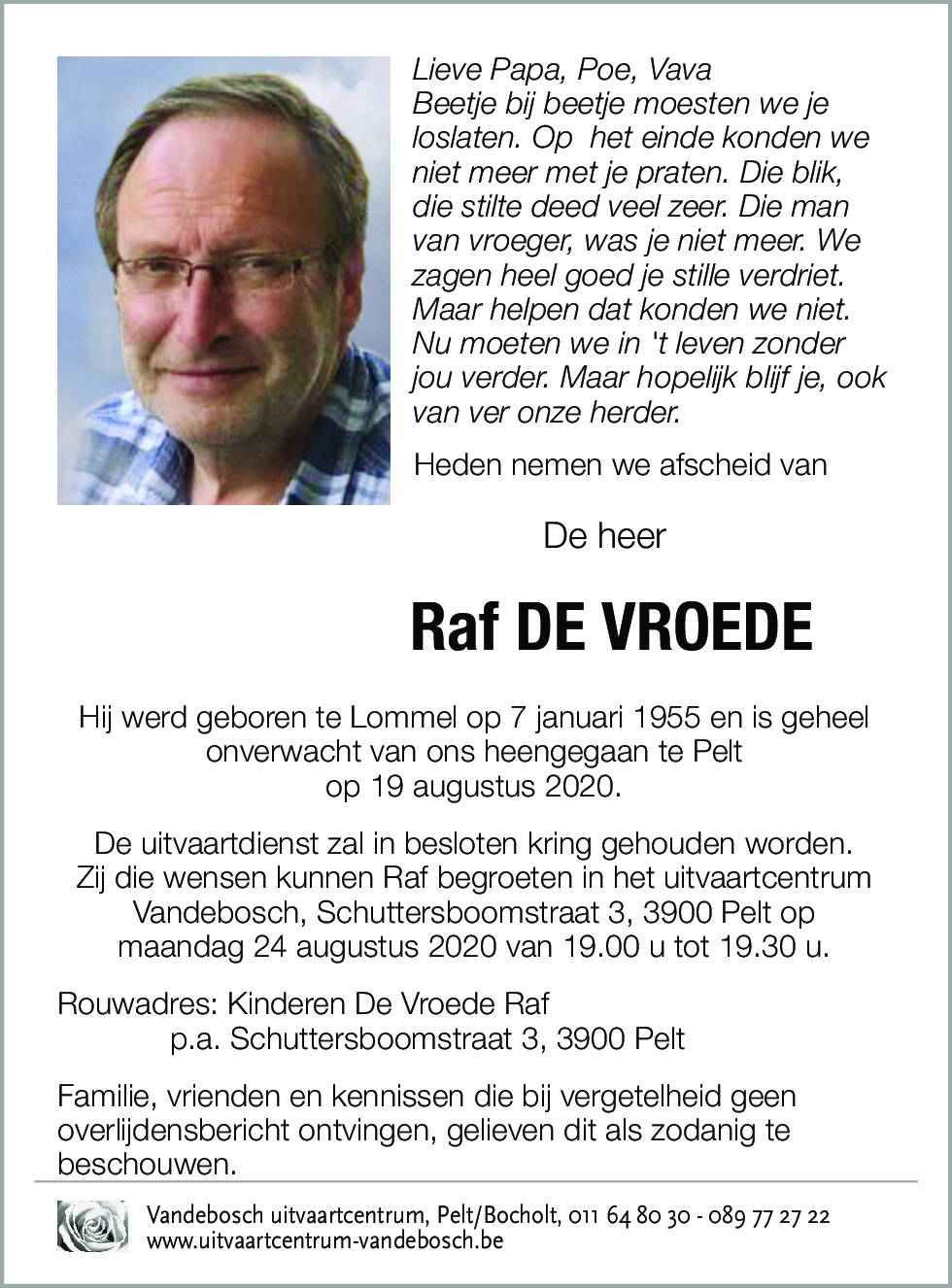 Raf De Vroede