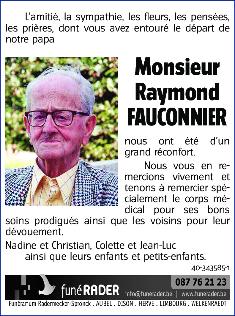 Raymond FAUCONNIER