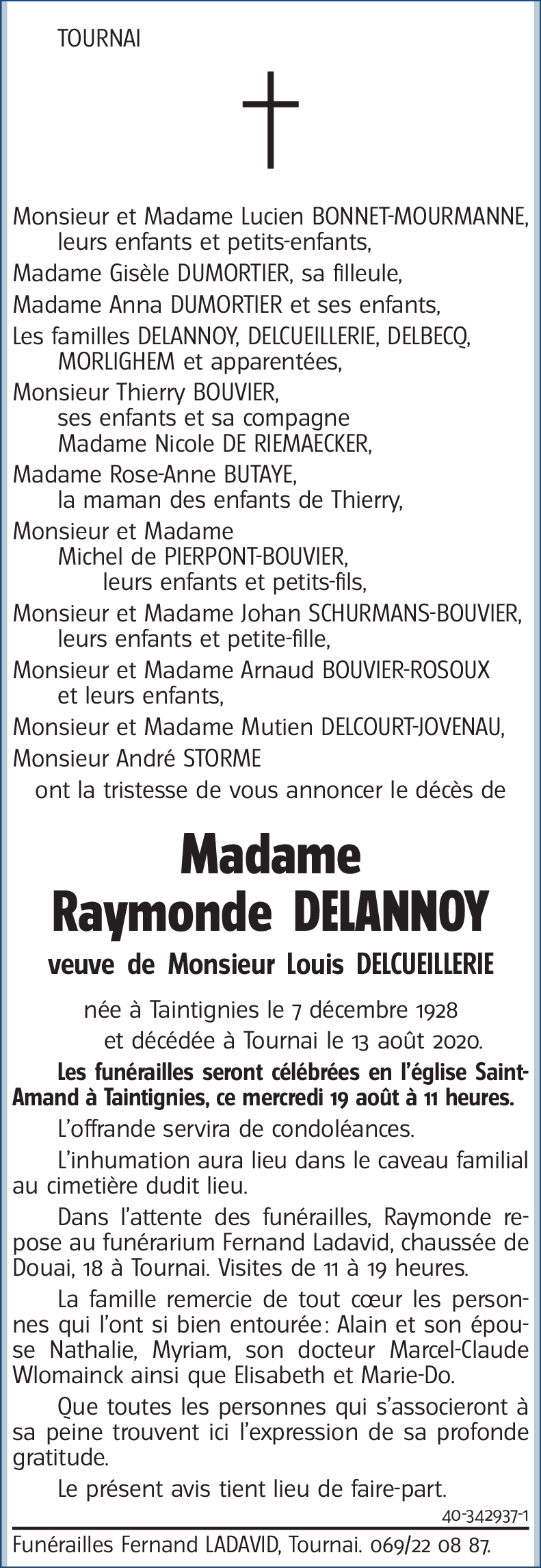 Raymonde DELANNOY