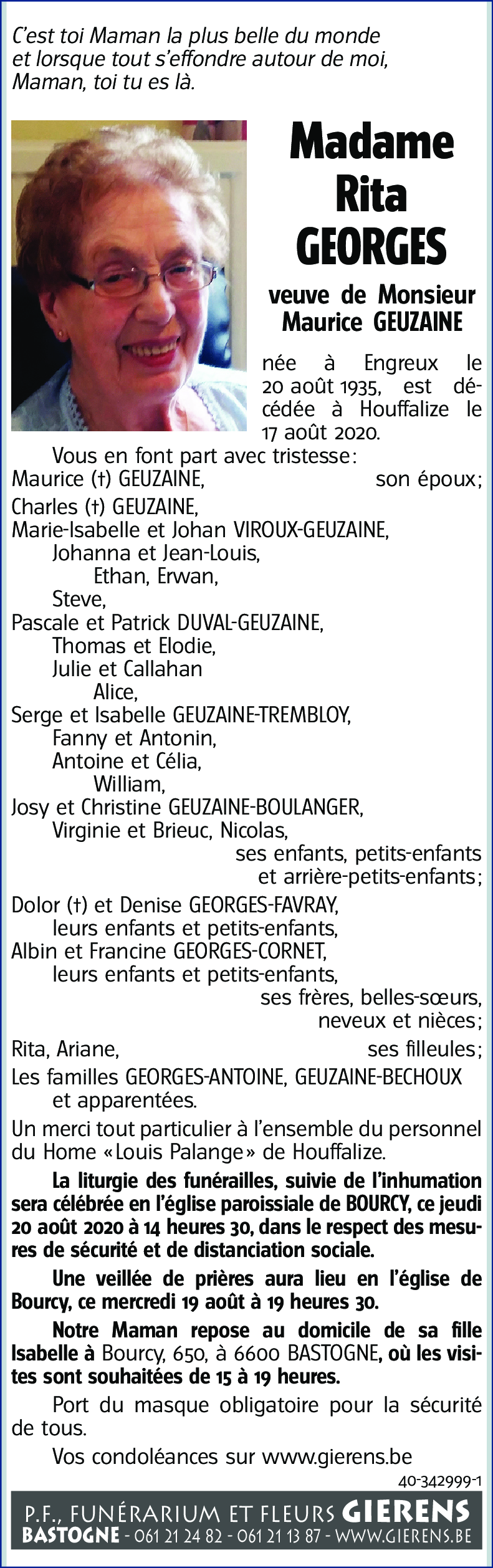 Rita GEORGES