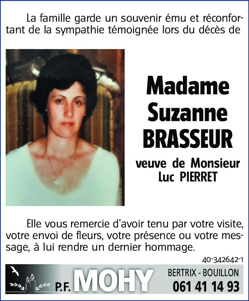 Suzanne BRASSEUR