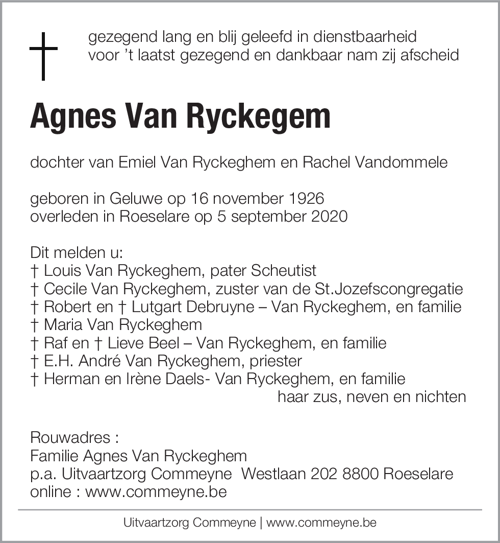 Agnes Van Ryckeghem