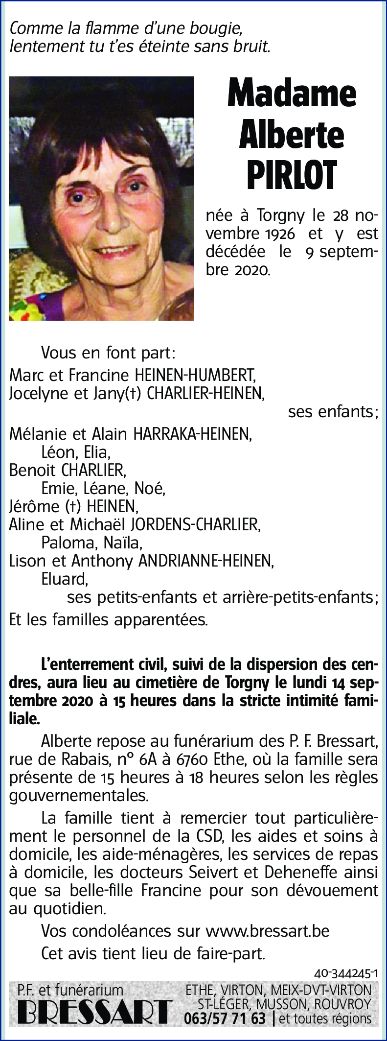 Alberte PIRLOT