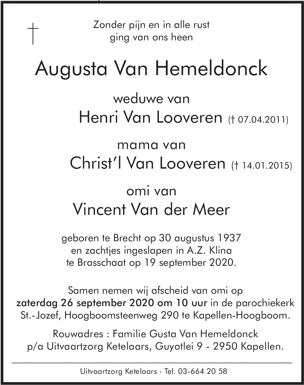 Augusta Van Hemeldonck