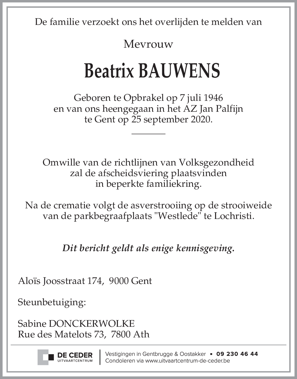 Beatrix BAUWENS