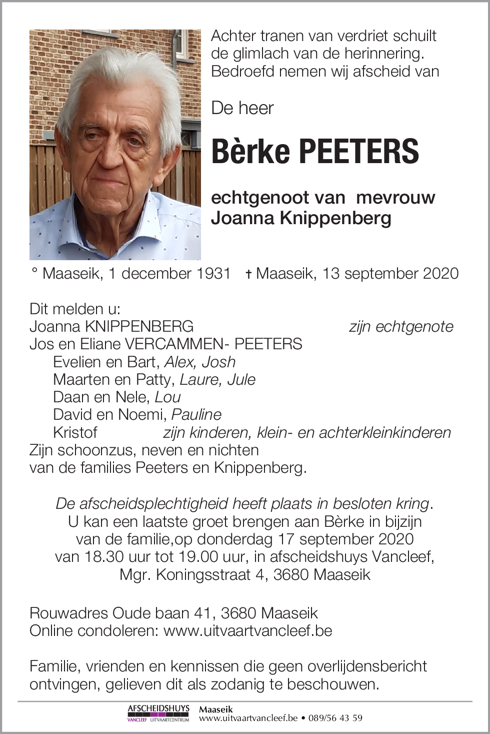 Bèrke Peeters