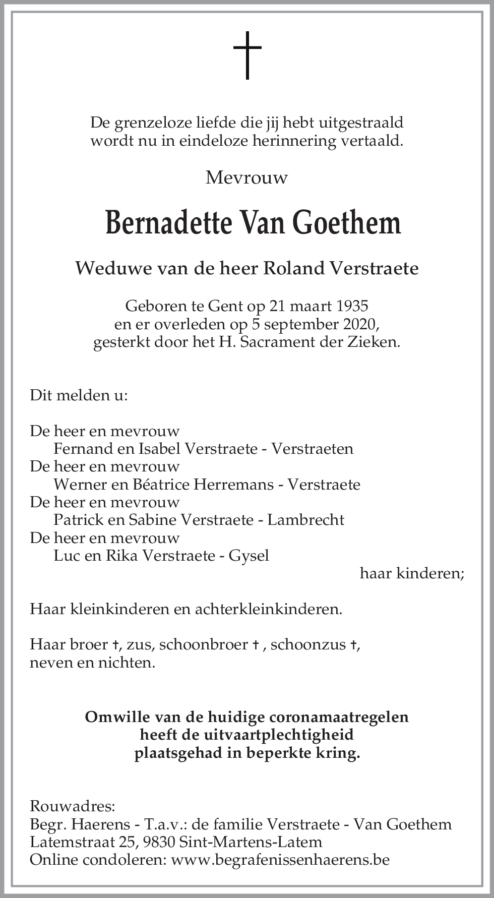 Bernadette Van Goethem