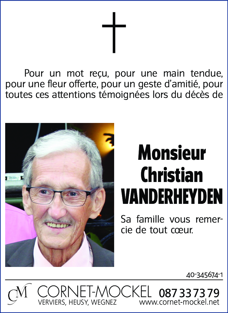 Christian VANDERHEYDEN