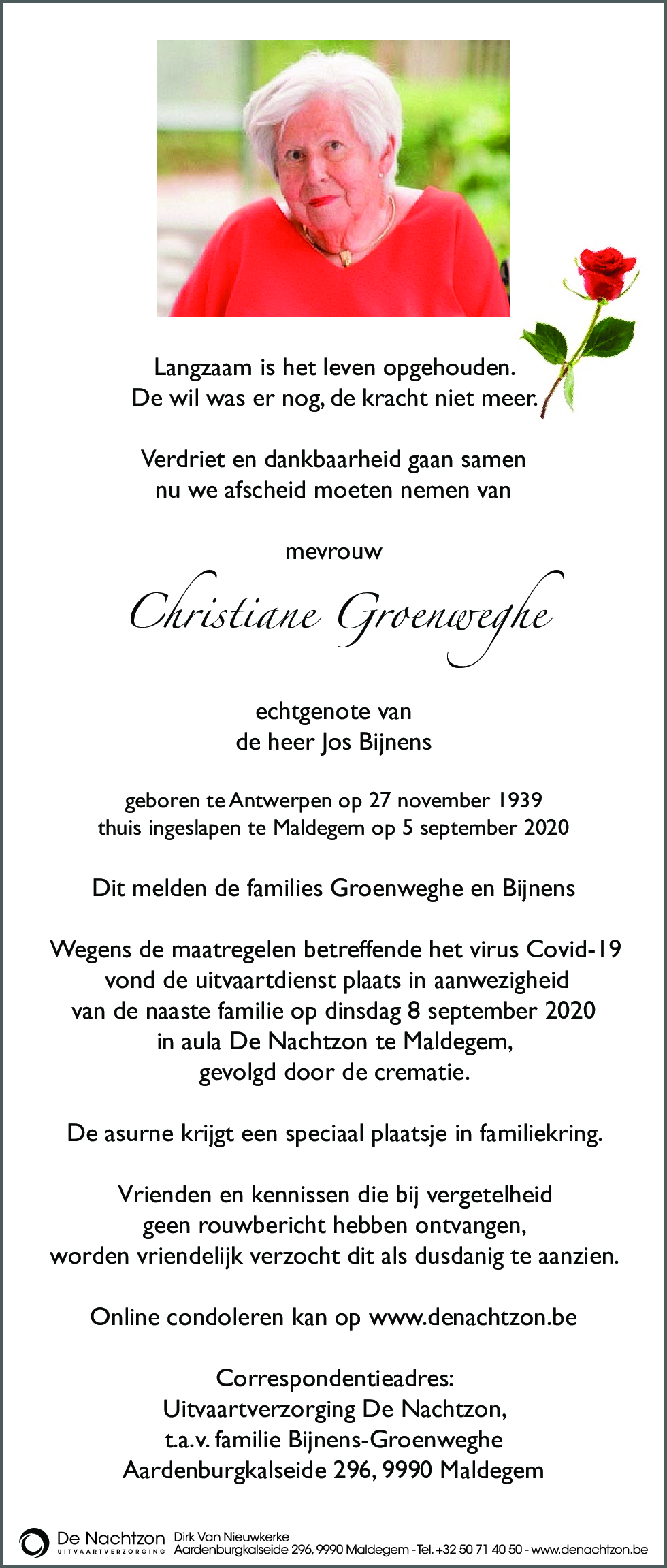 Christiane Groenweghe