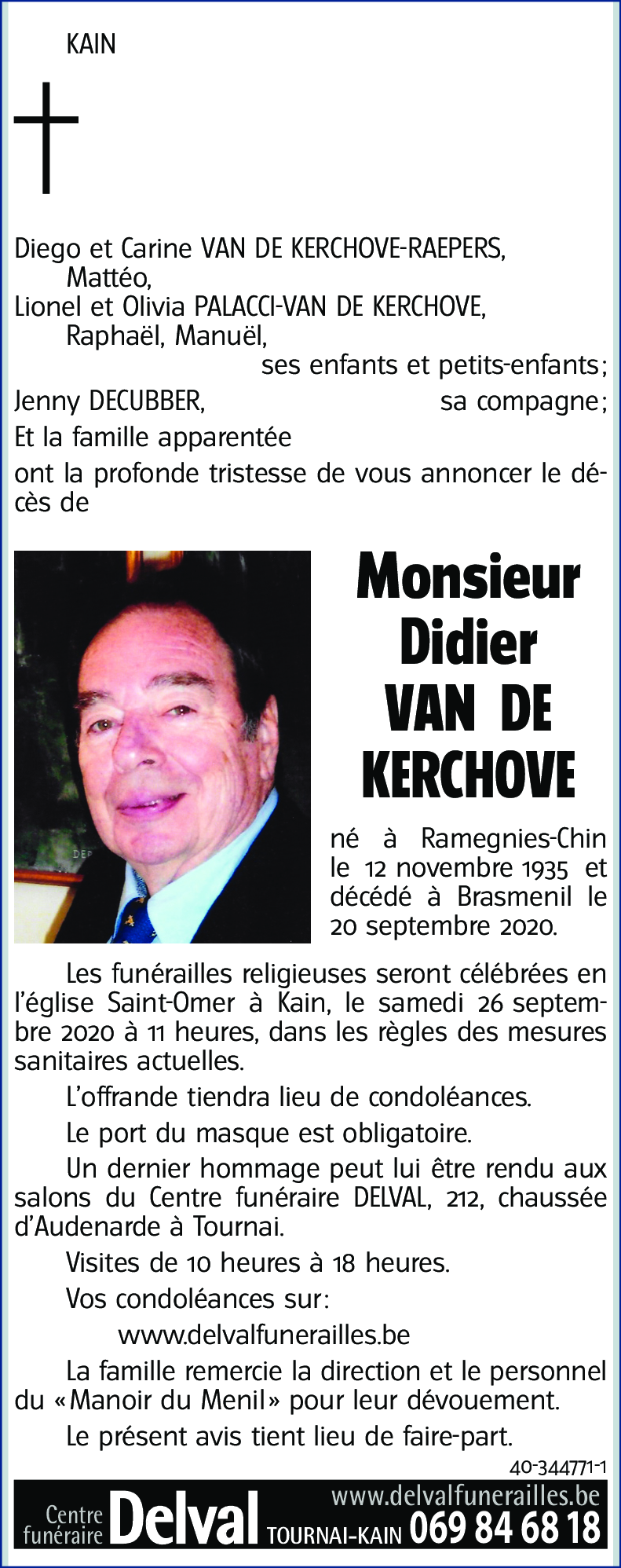 Didier VAN DE KERCHOVE