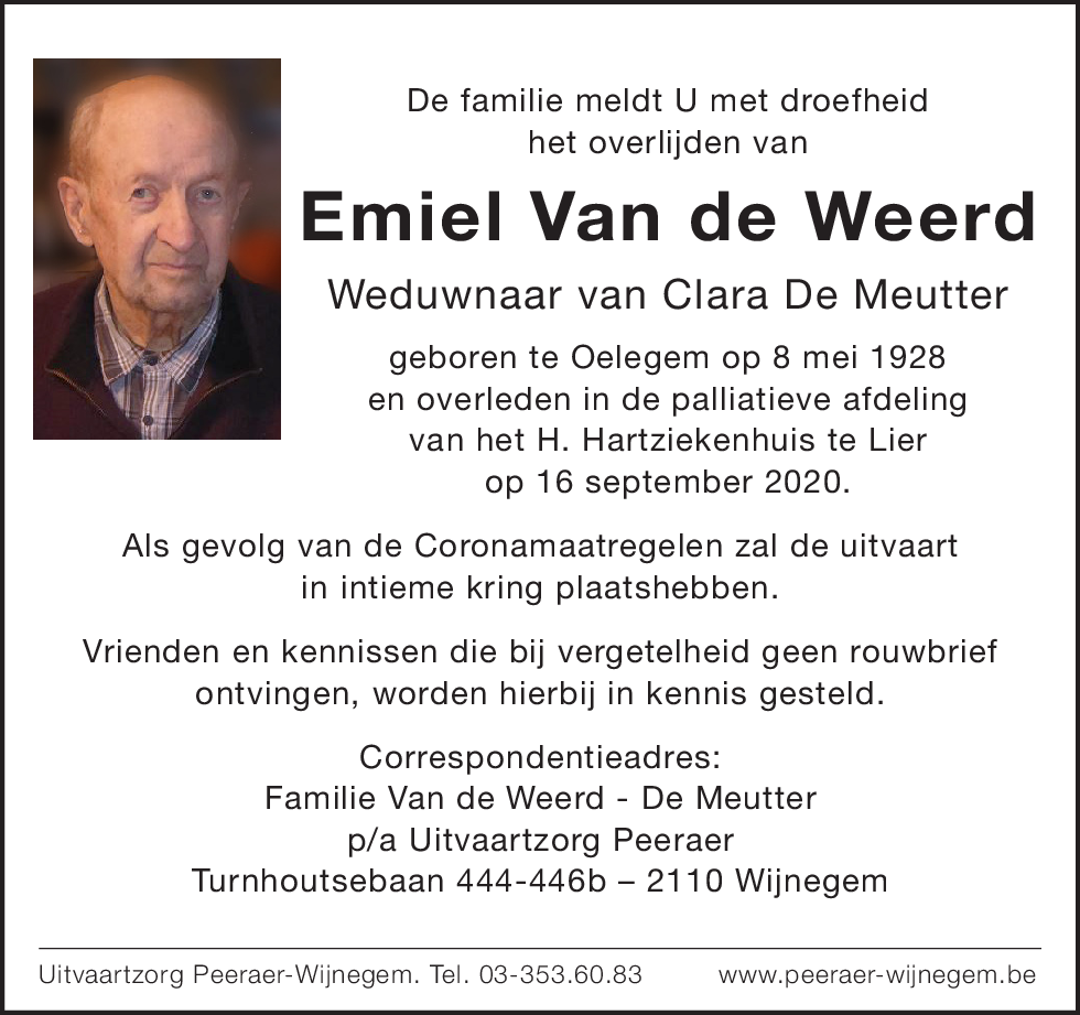 Emiel Van de Weerd