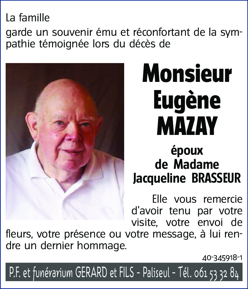 Eugène MAZAY