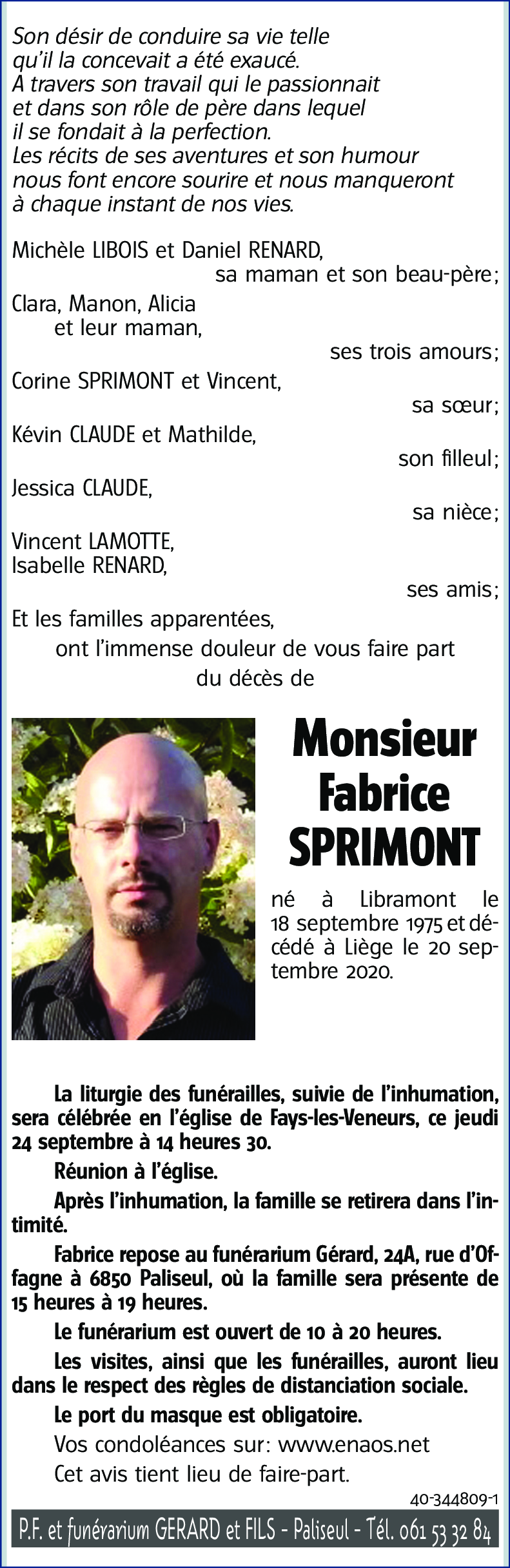 Fabrice SPRIMONT