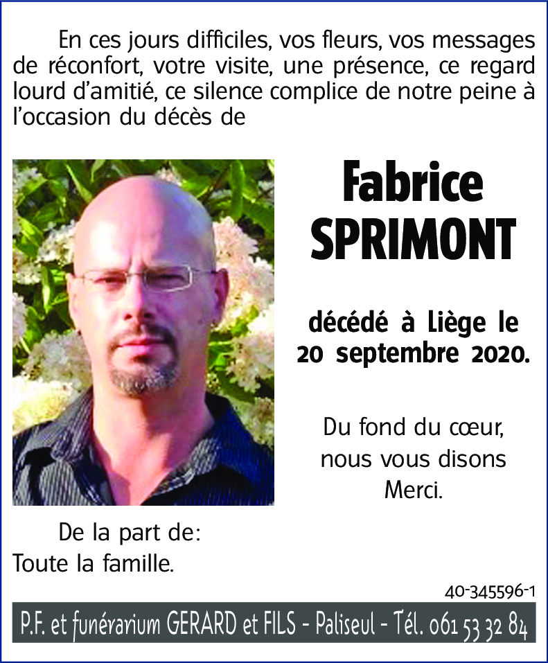 Fabrice SPRIMONT