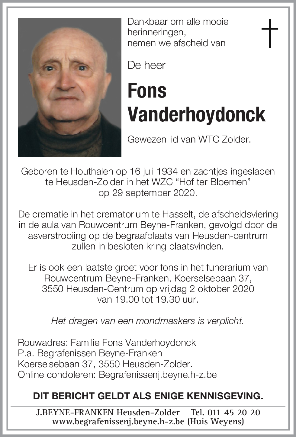 Fons Vanderhoydonck