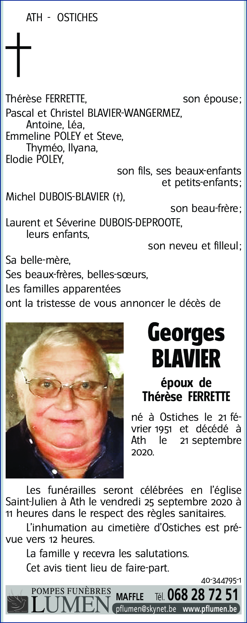 Georges BLAVIER