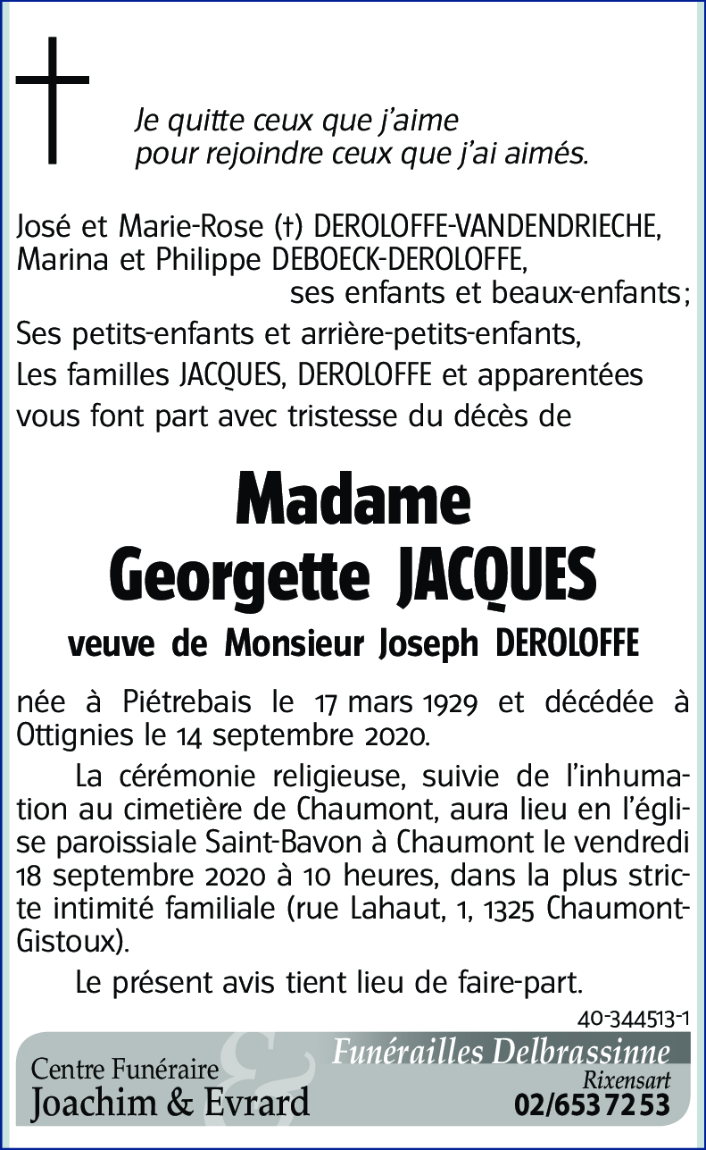 Georgette JACQUES