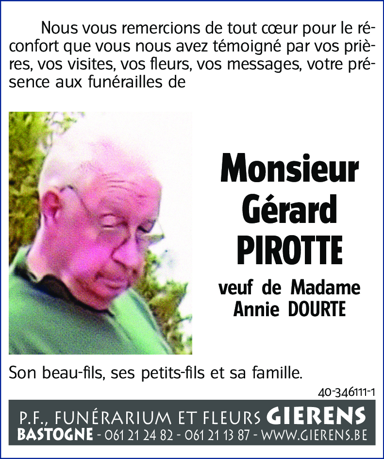 Gérard PIROTTE