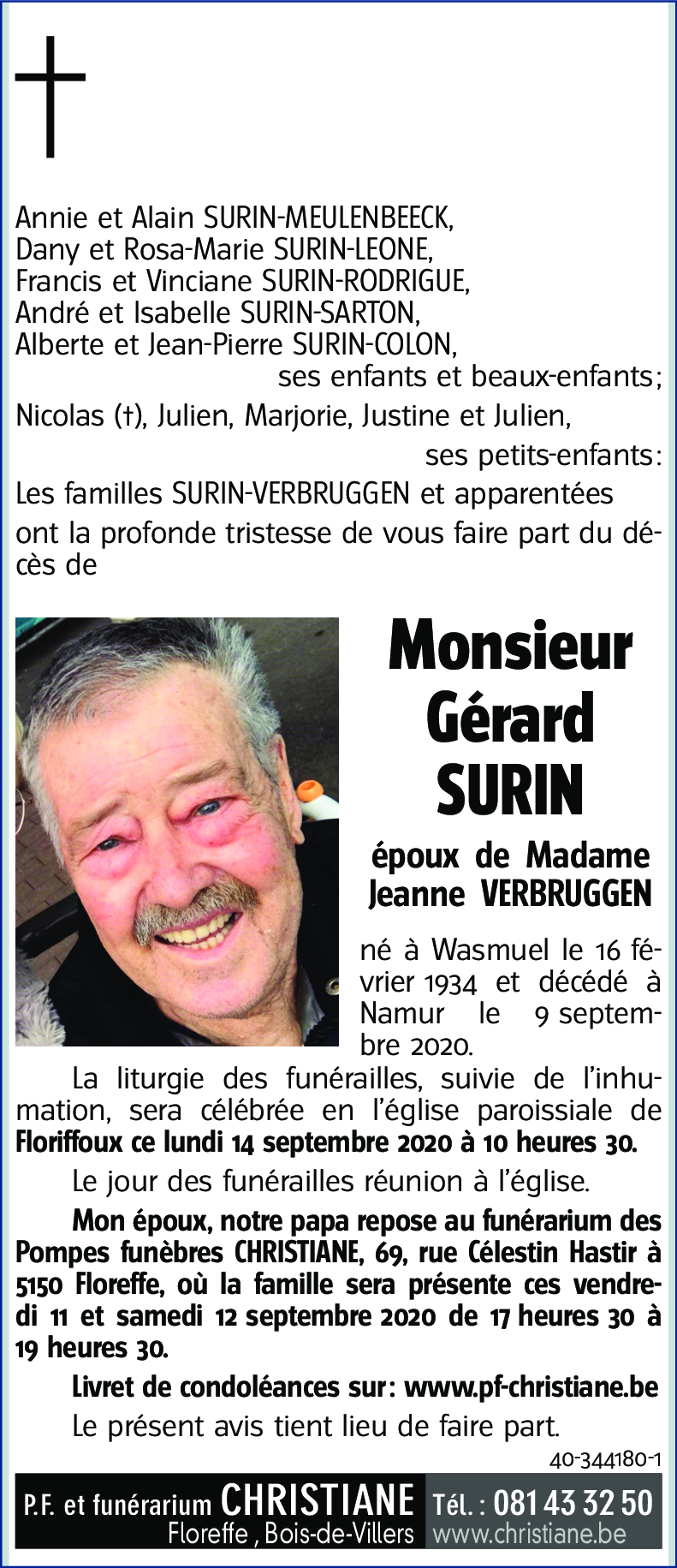 Gérard SURIN