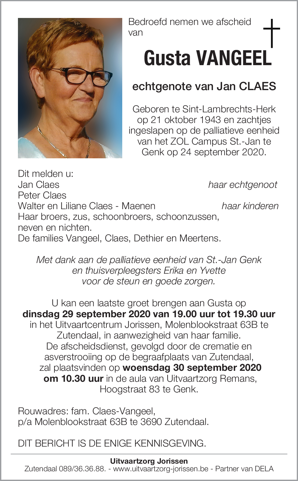 Gusta Vangeel