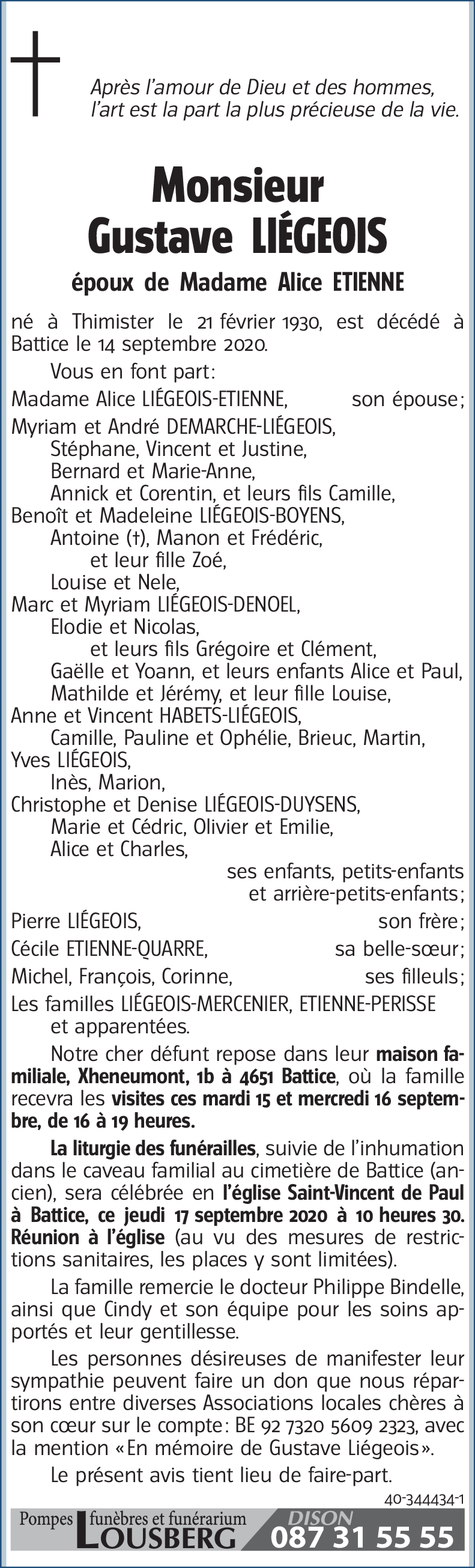 Gustave LIÉGEOIS