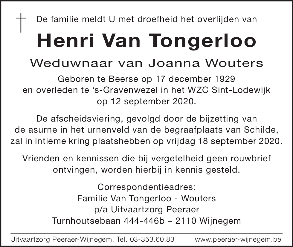 Henri Van Tongerloo