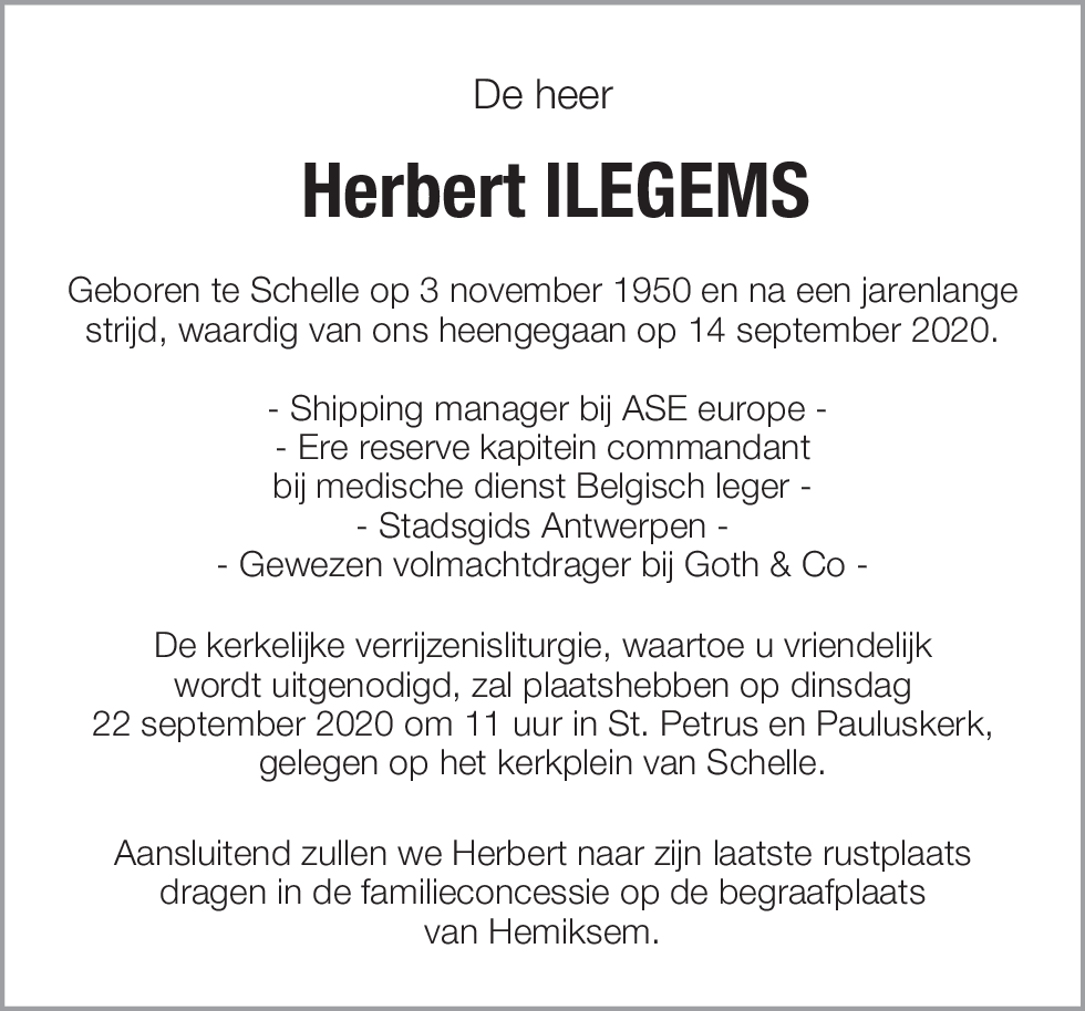 Herbert Ilegems