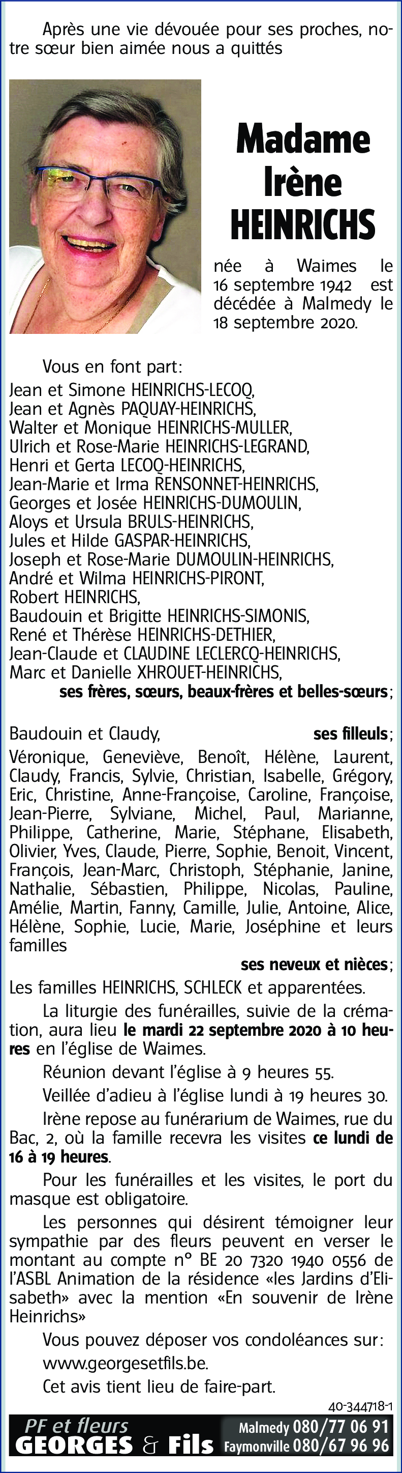 Irène HEINRICHS