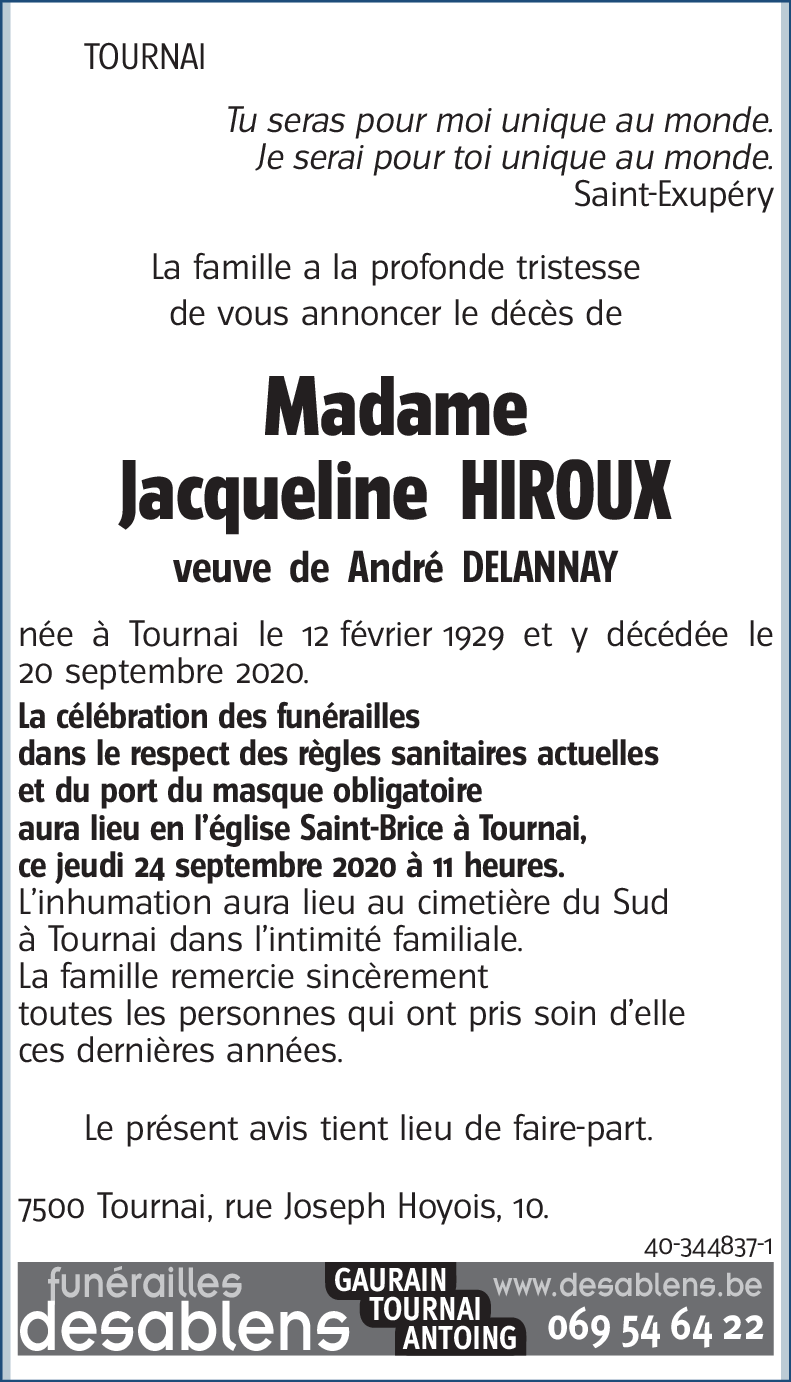 Jacqueline HIROUX