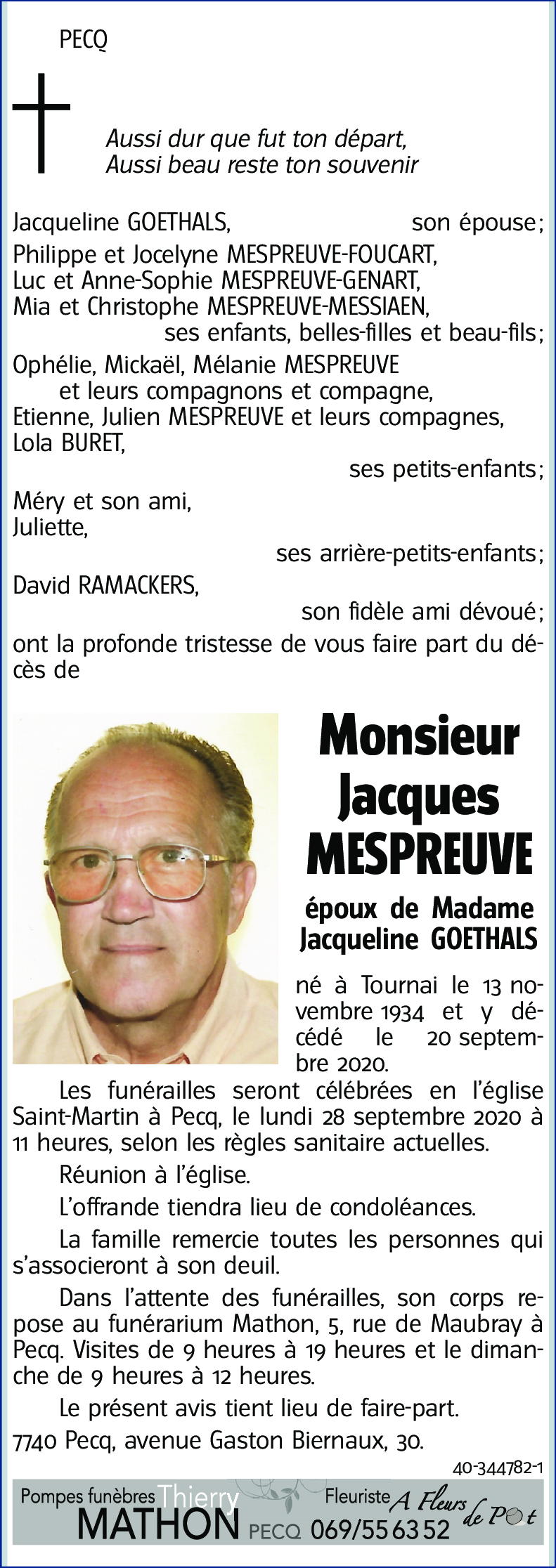 Jacques MESPREUVE