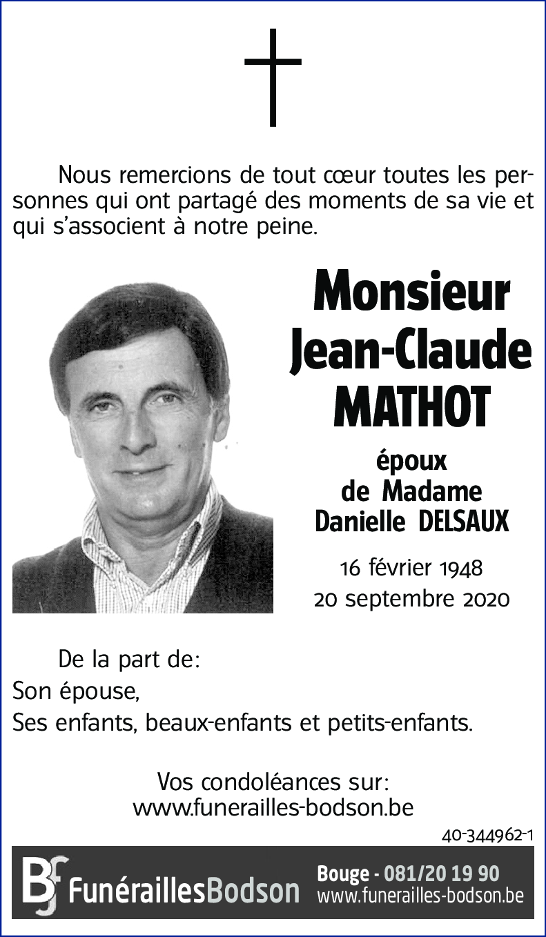Jean-Claude MATHOT