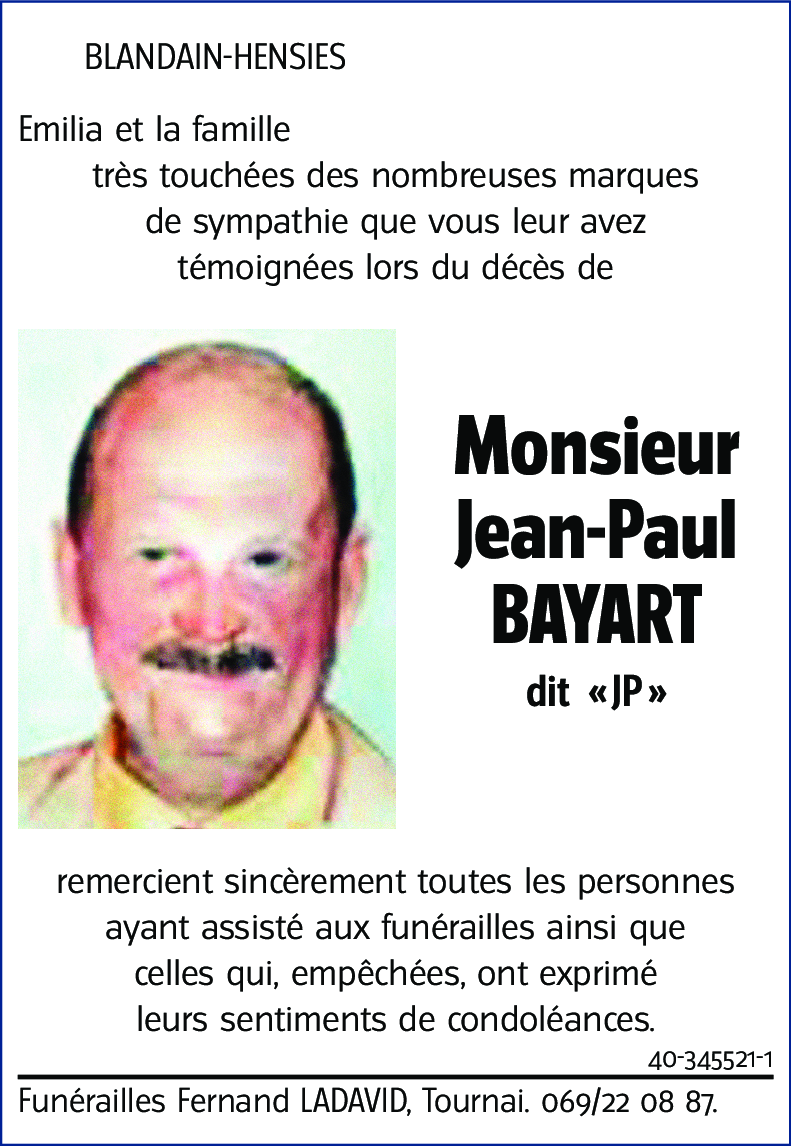 Jean-Paul BAYART