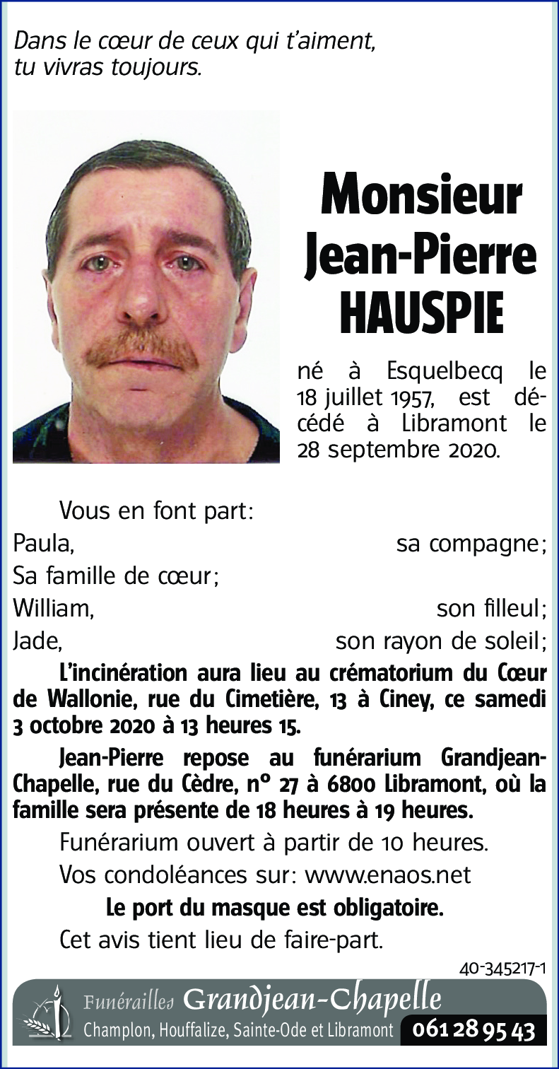 Jean-Pierre HAUSPIE