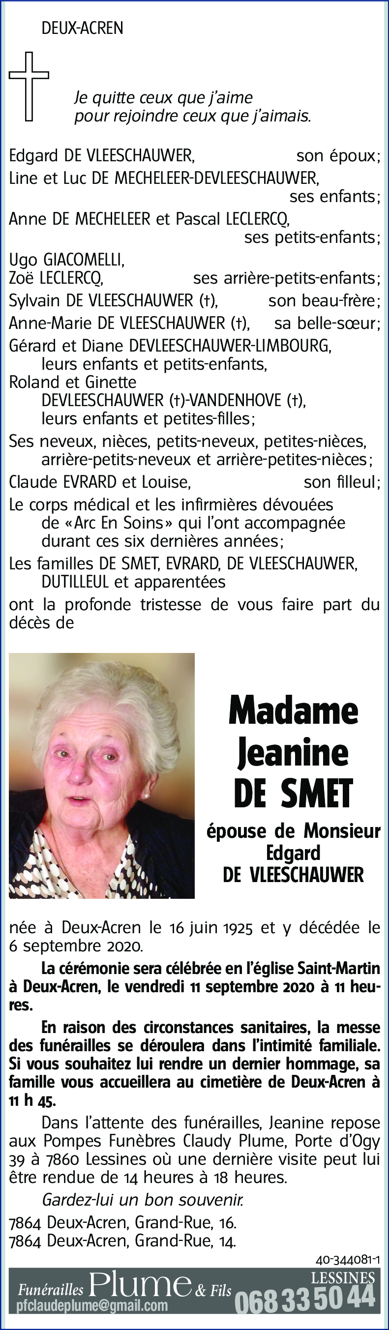 Jeanine DE SMET