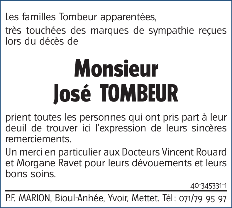 José Tombeur