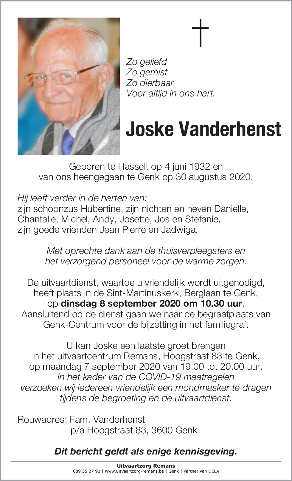 Joske Vanderhenst