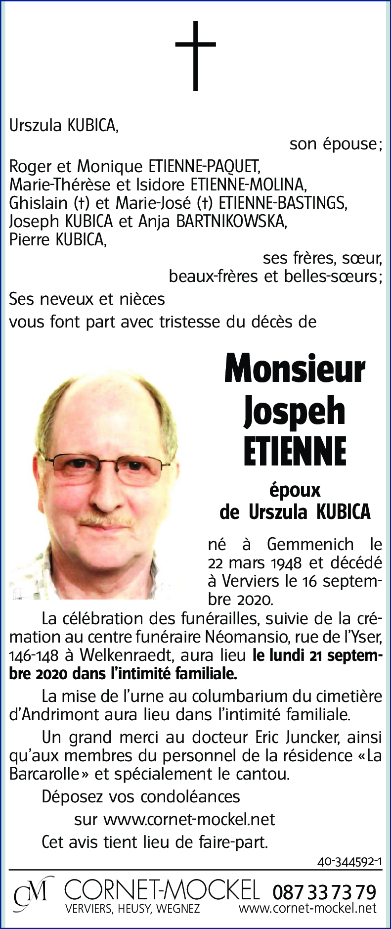 Jospeh ETIENNE