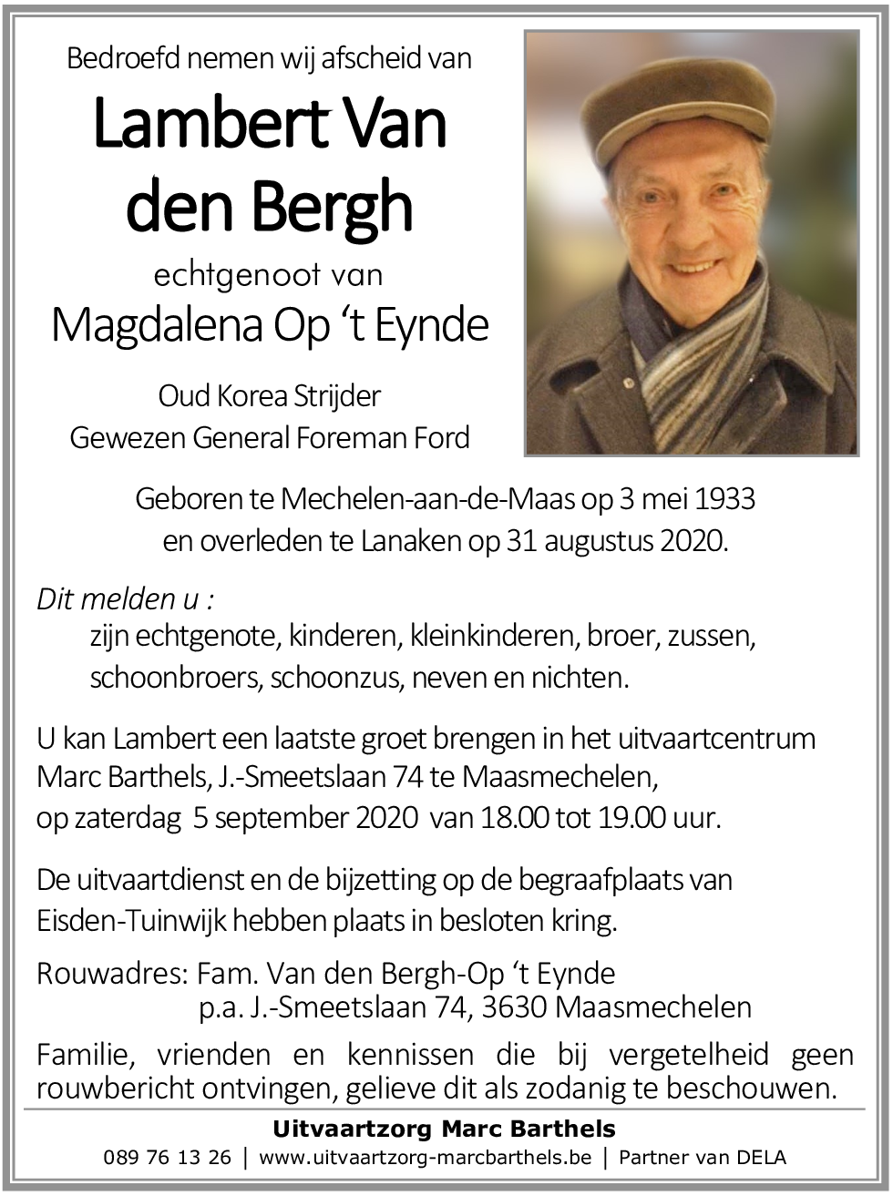 Lambert Van den Bergh