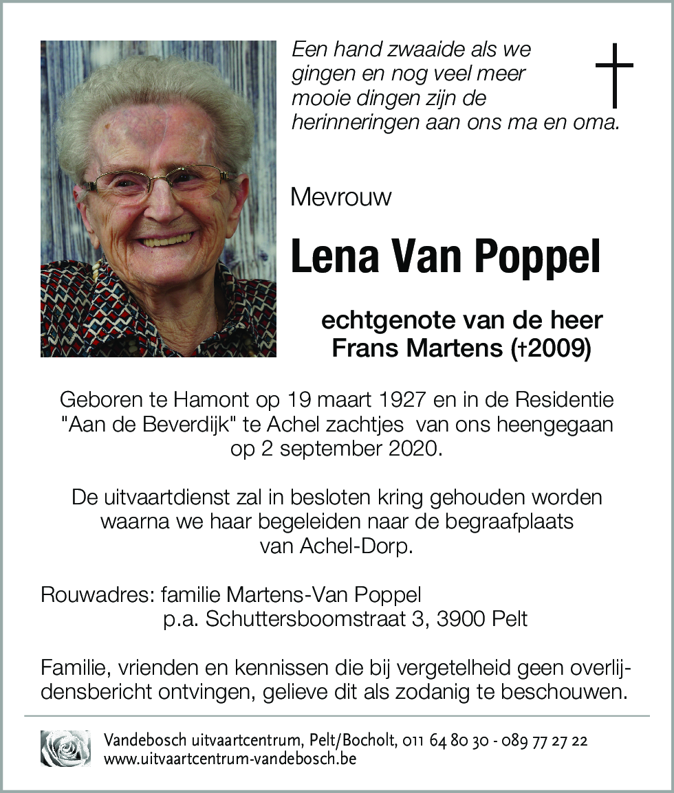 Lena VAN POPPEL