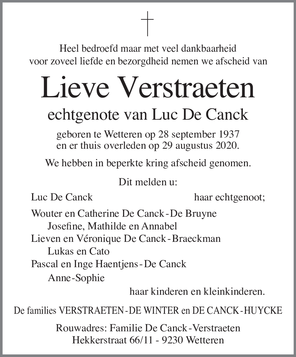 Lieve Verstraeten
