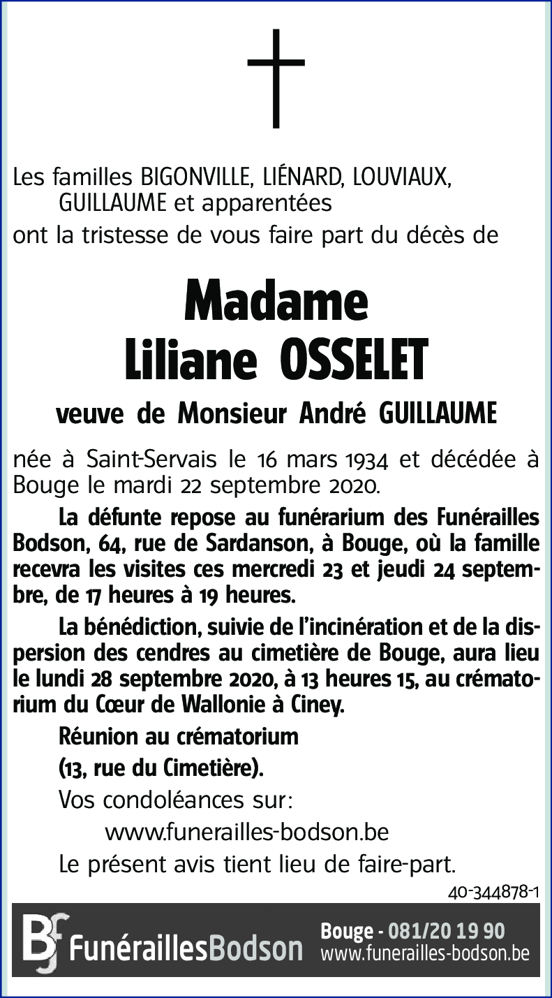 Liliane OSSELET