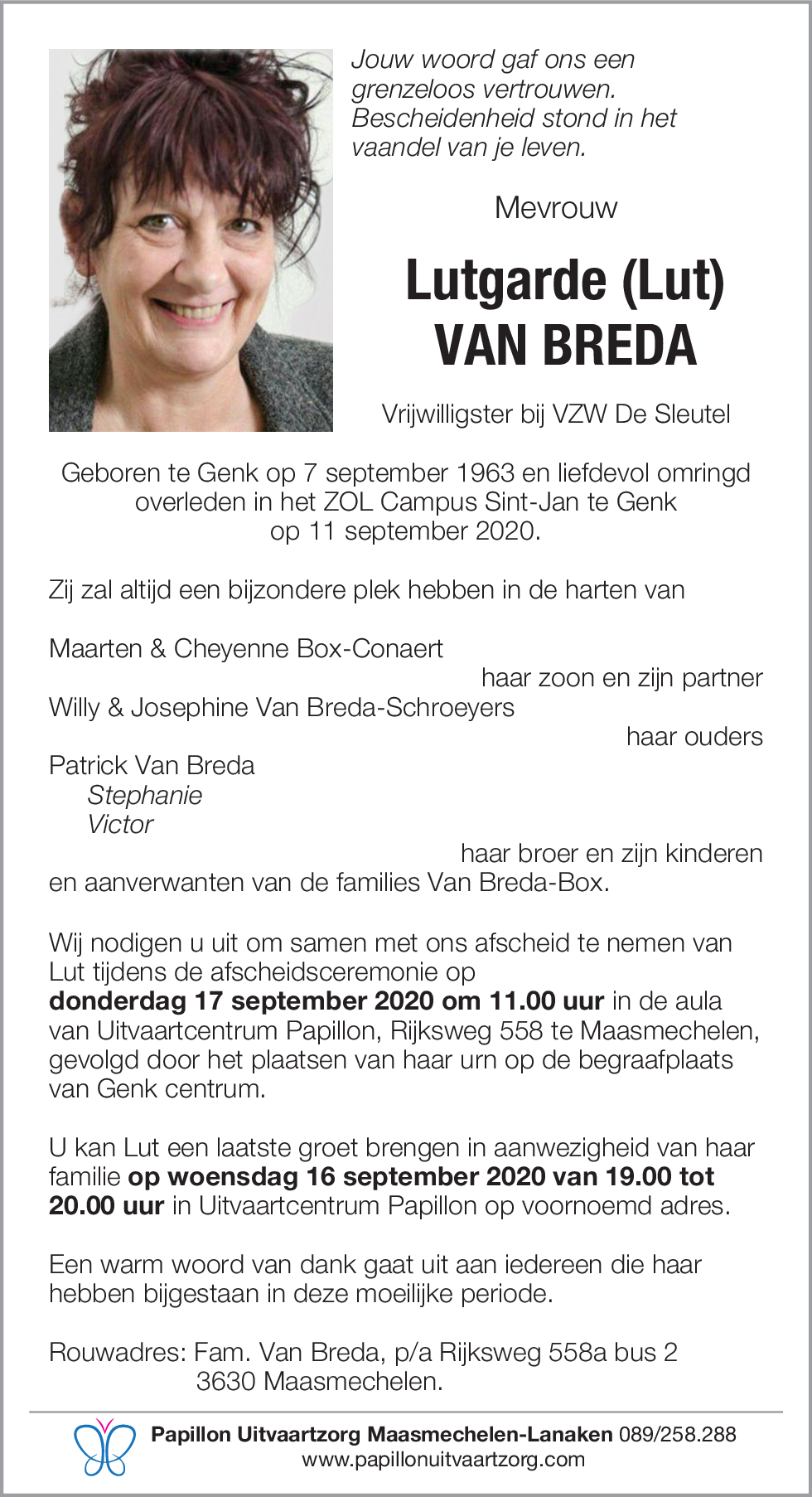 Lutgarde Van Breda