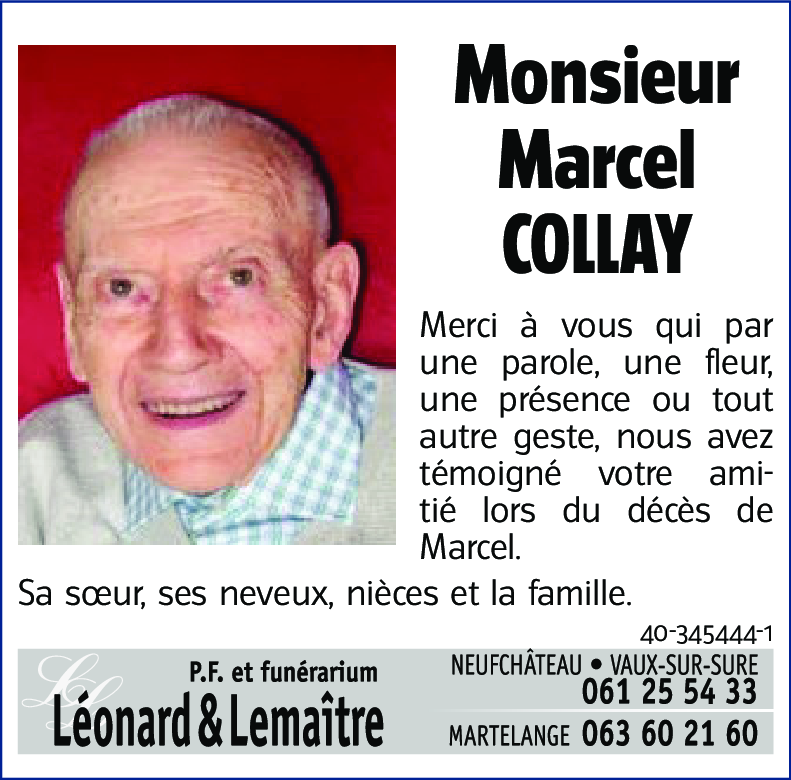Marcel COLLAY