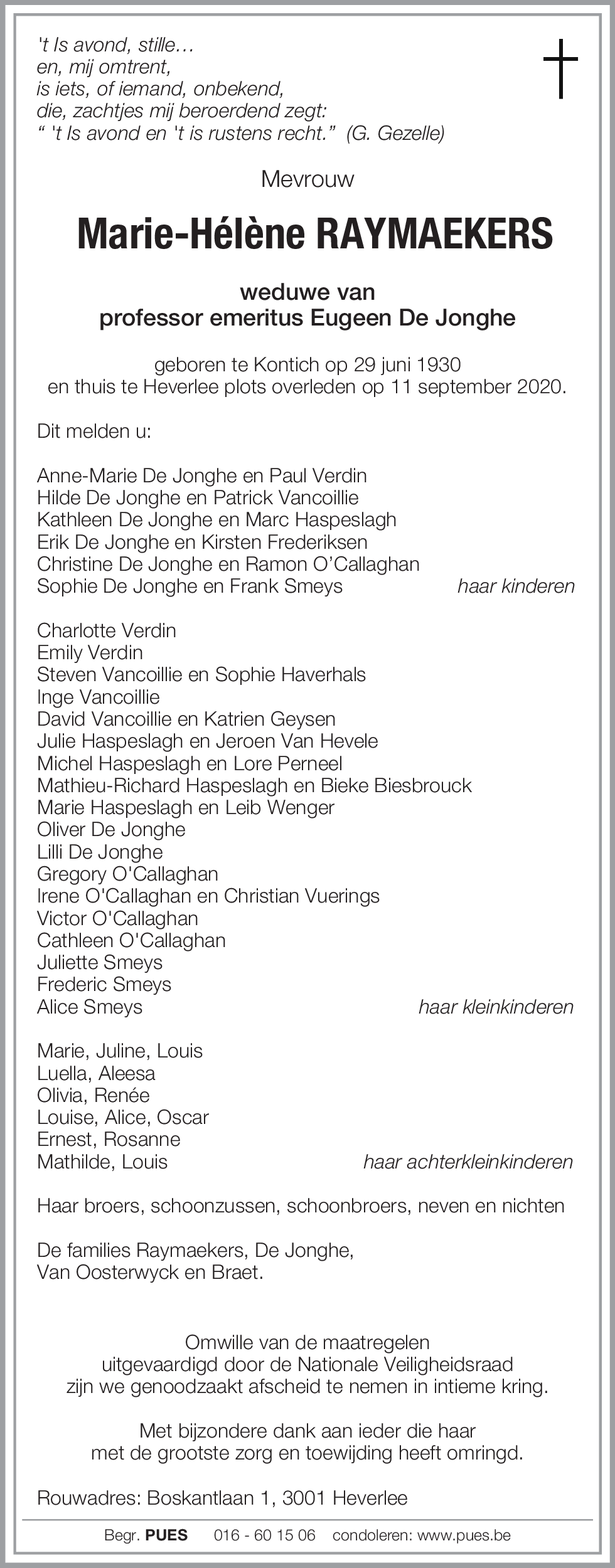 Maria-Hélène Raymaekers