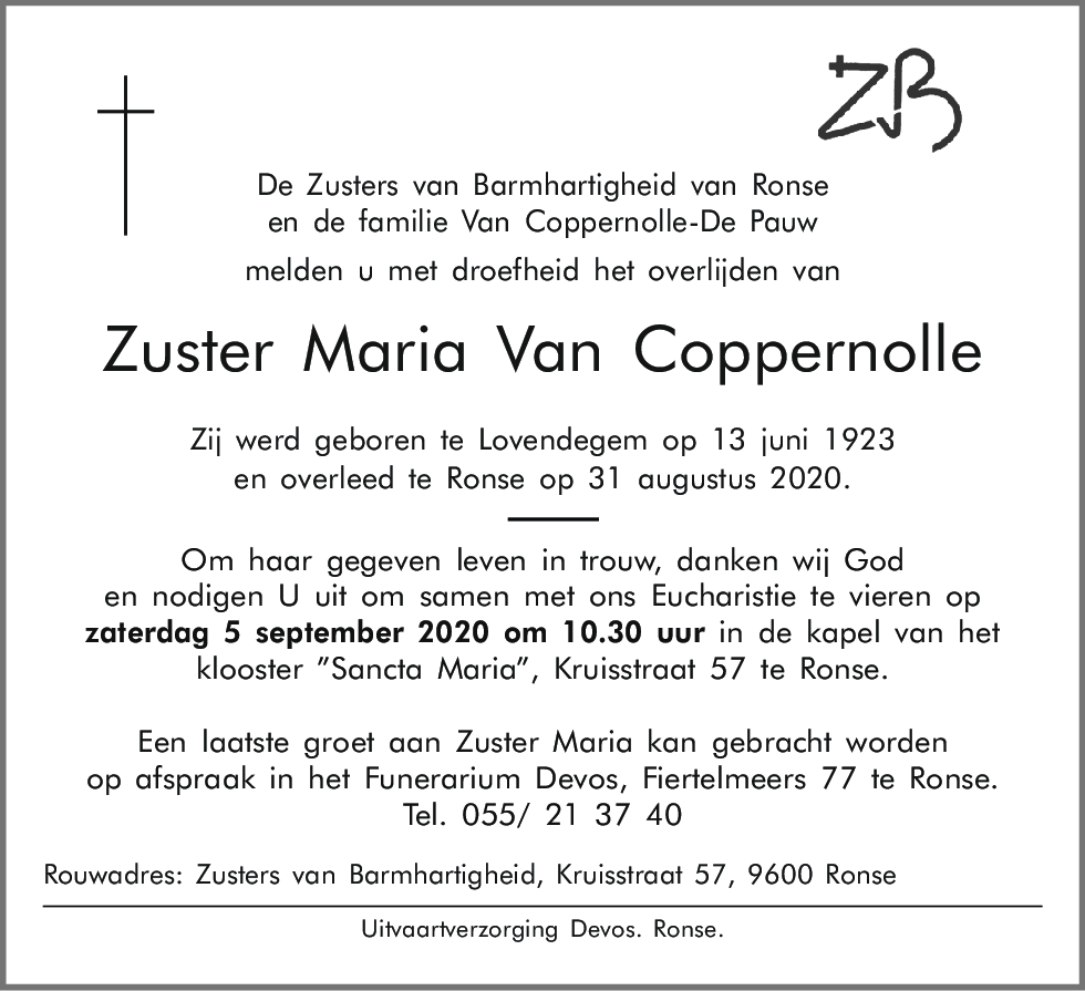 Maria Van Coppernolle