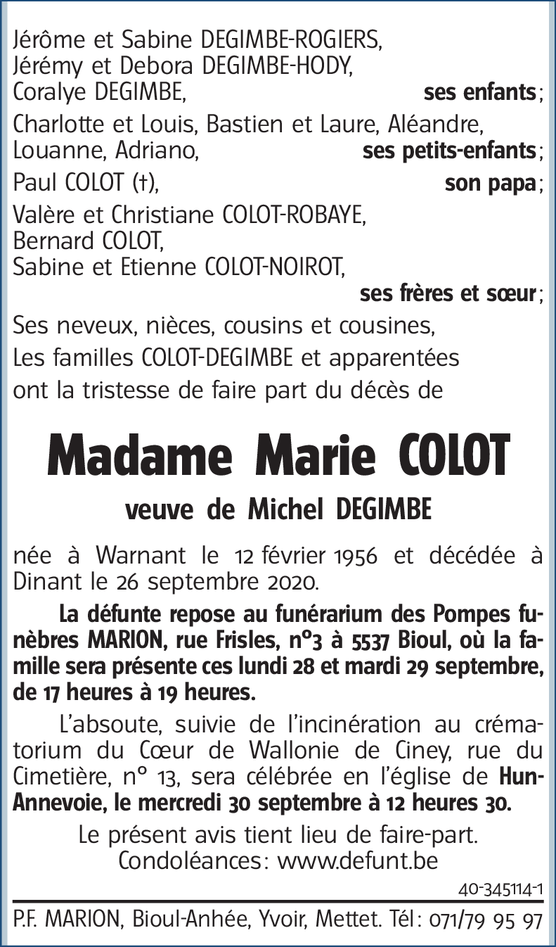 Marie Colot