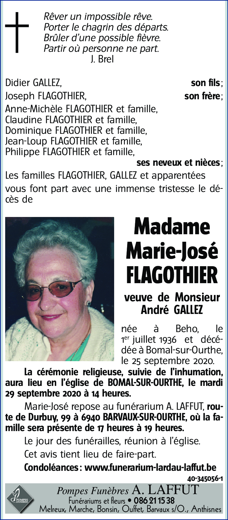 Marie-José FLAGOTHIER