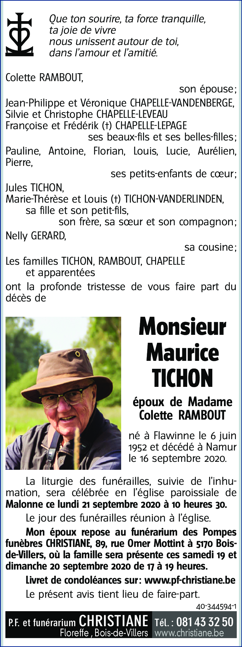 Maurice TICHON