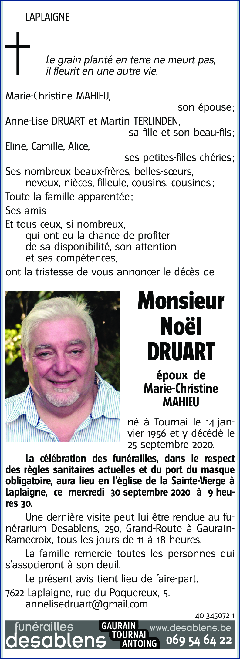 Noël DRUART