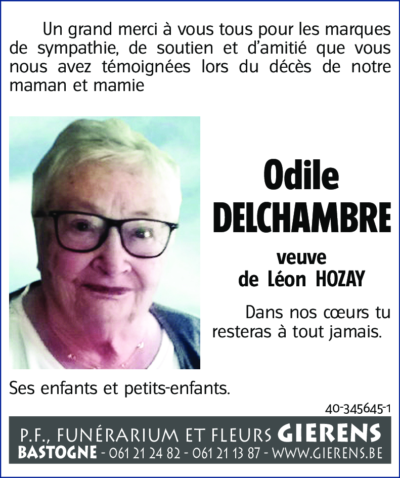 Odile DELCHAMBRE